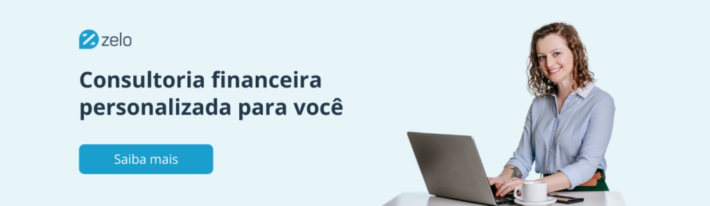 Banner com oferta para conhecer a consultoria financeira da Zelo Finanças